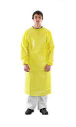 Gul Kemikalie ærmeforklæde , AlphaTec® 3000 - Model 214