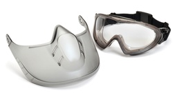 [32-EGG504TSHIELD] Capstone Shield anti dug brille med ansigtsskjold / visir