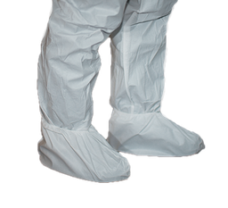 [12-WH20-B-00400-00] AlphaTec 2000 hvid skoovertræk Model 400,  pose à 200 stk, ( 100 par ) passer til sko op til Str 42-46