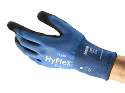 Ansell Hyflex 11-528 snitbestandig handske. Kategori A2 Silikone fri  længde 230-280 mm