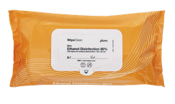 [21-P-5252] Plum 5252 WipeClean Ethanol Disinfection 80% mini, 20x20 cm, pakke 100 stk.