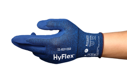 Ansell blå HyFlex 11-819 ESD - Den perfekte kombination af komfort, smidighed og med ESD / touchscreen funktionalitet