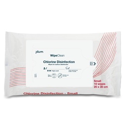[21-P-5241] WipeClean Chlorine Disinfection engangsklude til desinficering, small 20 x 30 cm