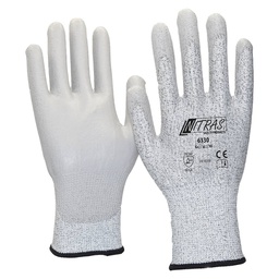 ESD handsker - Antistatiske delvist PU dyppede, strikkede handsker. Skære faste CUT C med touchskærm mulighed