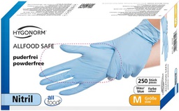 Nitrile gloves Allfood Safe, blue, size powder-free
