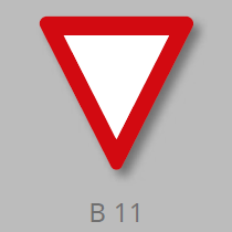 PREMARK B11 Ubetinget vigepligt trafikskilt