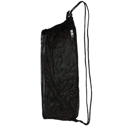 [23-G-BAG-010] Mulepose Sort, rygsæk, gymbag med huller for let og nem affugtning