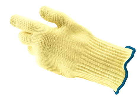 ActivArmr® 43-113  ( Knitwrist ) længde 330 mm Gul skærefast handske  tåler op til 350 c