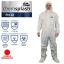 Chemsplash Pro 63 beskyttelsesdragt - Type 5B/6B (Sterilt bestrålet), Dragt nr. 2783