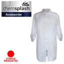 Chemsplash bestrålet laboratorie kittel med strikkede manchetter - kittel nr. 2647