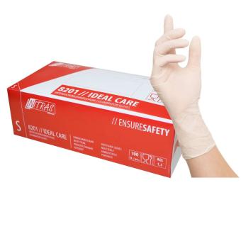 Nitras 8201 IDEAL CARE Latex handsker EN 455