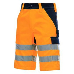 Nitras 7570  MOTION TEX VIZ Orange shorts bomuld polyester