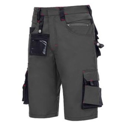 Nitras 7702  MOTION TEX PRO FX Stretch grå sort arbejds shorts