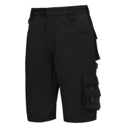 Nitras 7600  MOTION TEX PLUS sorte shorts polyester bomuls