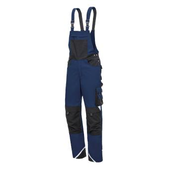 7626  MOTION TEX PLUS Overall Marineblå / Sort Polyester bomuld