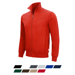 Nitras 7020  MOTION TEX LIGHT sweats  shirt jakke med lynlås. Bomuld polyester. Oeko-Tex