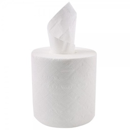 [39-30412] Papirhåndklæde 2-lags perforeret, Rulle, hvid