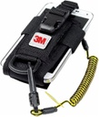 3M™ DBI-SALA® justerbart radio-/mobiltelefonhylster, spiralline, hurtiglås-til-øje og D-miniring 1500089