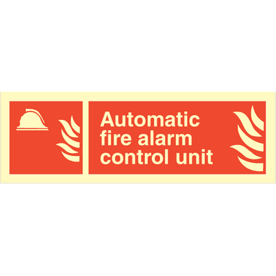 Automatic fire alarm 100x300 mm