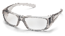 Pyramex Emerge Reader grå sikkerhedsbriller med styrke i hele linsen +1.5
