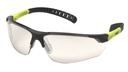 Sikkerhedsbrille Sitecore I/O Linse, Grå/Lime med justerbar brillestænger