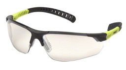 [32-P-ESGL10180D] Sikkerhedsbrille Sitecore I/O Linse, Grå/Lime med justerbar brillestænger