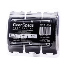 [18-M-CST1004] CleanSpace™ CST højkapacitet TM3 / P3-filter (3 Pak)