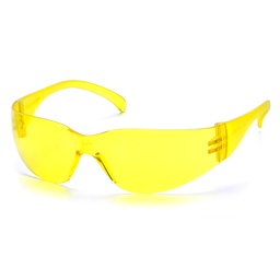 [32-P-ES4130S] Pyramex® Intruder® S4130S Ridsefast sikkerhedsbriller, universal, gul linse