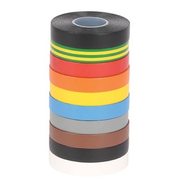 Vinyl isoleringstape, kvalitets PVC elektrisk isoleringstape fås i 12 forskellige farver, 15 mm bred x 10 m lang