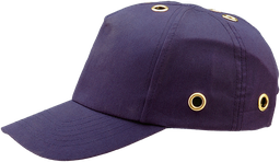 [32-M-12165013-205842] Kobolt blå Bump Cap justeres SMALL fra 50-55 cm, med ventilationshuller