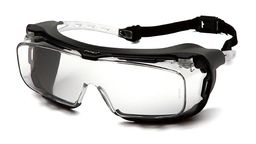 Cappture Plus Dielektrisk goggle, sproggle sikkerhedsbrille med aftagelige stænger og gummikant