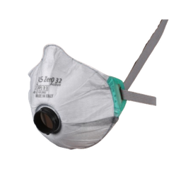[28-BL-8101019] BLS ZerO 32 Active, FFP3 R D filtermaske med udåndings ventil, beskytter mod luftbårne nano partikler og filtrerer 99,92 % luftbårne virus, samt asbest partikler, masken kan genanvendes samt justerbare elastiske stropper