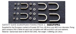 [23-K-SGEUFXPK1] SAFETY GATE EUROPEAN FIXING PACK 1