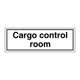 Cargo control room 100x300 mm
