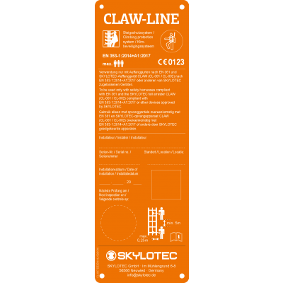 [23-S-CL-007-4] CLAW Line Label
