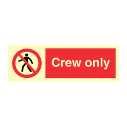 Crew only 100X300 mm