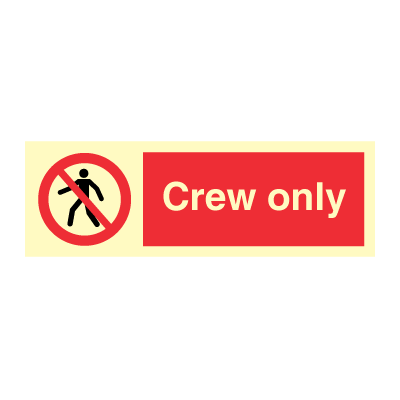 Crew only 100X300 mm
