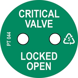 [30-306761] Critical Valve Locked OPEN tag