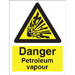 Danger Petroleum vapour 200x150 mm