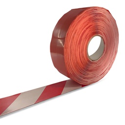 DENFOIL Line Marking tapes - slidstærk høj kvalitet gulvafmærkning tape - Rød/hvid