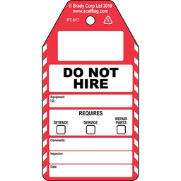 [30-306734] Do Not Hire tag