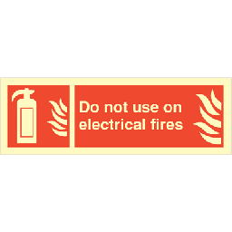 Do not use on electrical... 100x300 mm