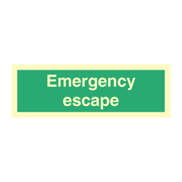 Emergency Escape - Photoluminescent vinyl