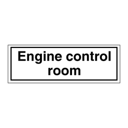 Engine control room 100x300 mm