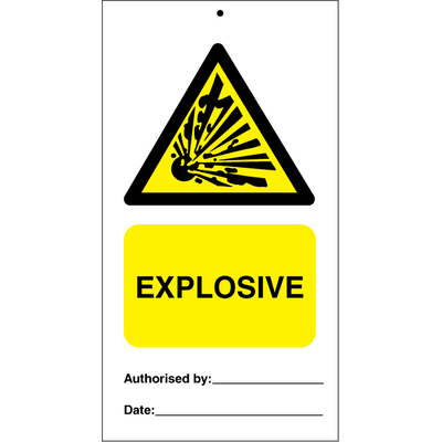 [17-J-125008] Explosive (pk. a 10 stk.) Plast 140x75 mm