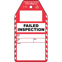 [30-306727] Failed Inspection tag