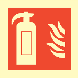 [17-105001] Fire extinguisher, 150 x 150 mm