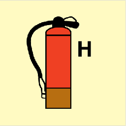 [17-104401] Fire Extinguisher H, 150 x 150 mm
