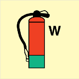 [17-104404] Fire Extinguisher W, 150 x 150 mm