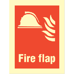 [17-105020] Fire flap, 200 x 150 mm